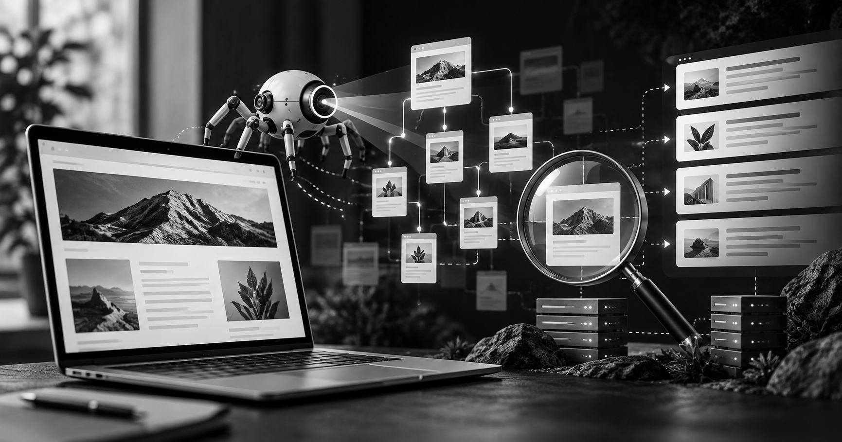 Indicizzazione organica di un sito web su Google con crawler e sitemap